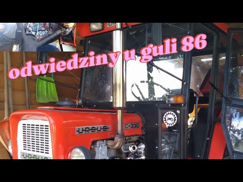 odwiedziny u@guli86 , przejażdżka Ursusem C330