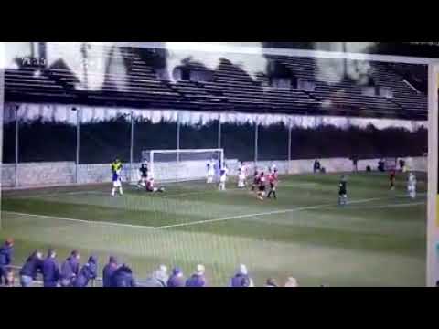 Sparta B - Domažlice - penaltový zákrok