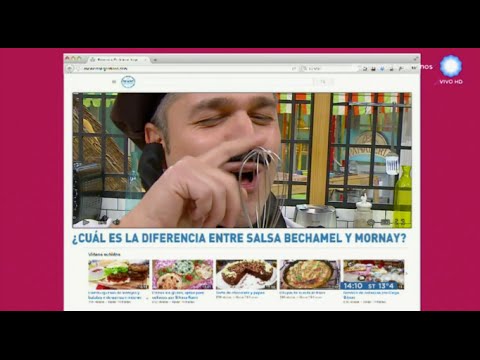 Diferencias entre salsa bechamel y salsa mornay