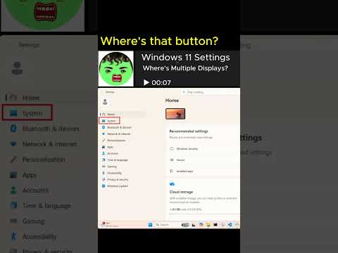 Open Multiple Displays Settings in Windows 11