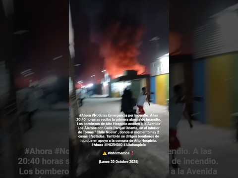 #Ahora Incendio #Altohospicio