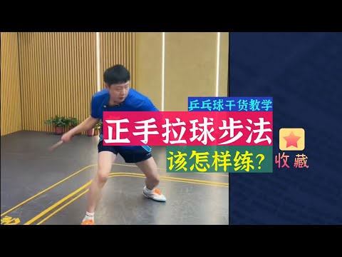 正手拉球步法教學縮圖