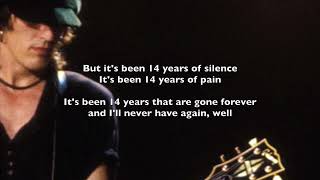 Guns N&#39; Roses - 14 Years Lyrics - (Full Lyric Video!)