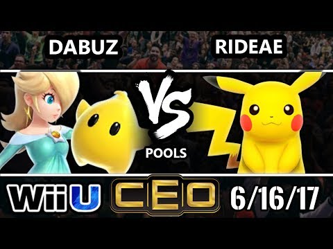 CEO 2017 Smash 4 - RNG | Dabuz (Rosalina) vs Rideae (Pikachu) Wii U Tournament
