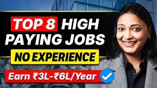 8 High-Paying Jobs for College Students (2026)| ₹3L-₹6L Salary | No Experience