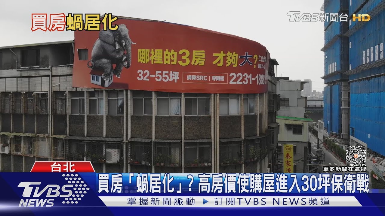 高房價壓縮購屋空間!全台買房「蝸居化」