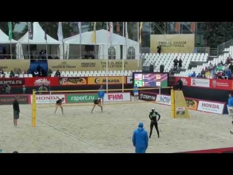Beach Volleyball Moscow Grand Slam 2014 1st place Walsh - Ross and Talita - Lima