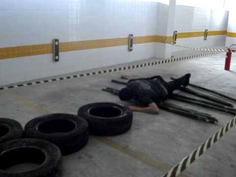 Técnica de Rastejamento com Obstáculos