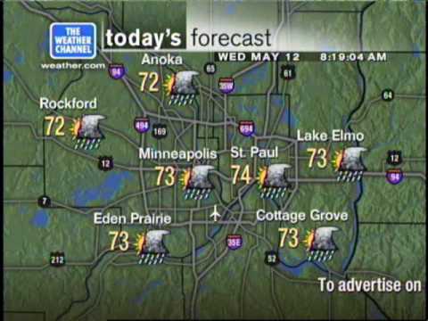 The Weather Channel - WeatherSTAR XL - May 12, 2004