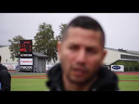 Ojan Bijan før kampen EIK - Nardo