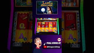 Full Screen TWICE!! Lady of Avalon Slot!