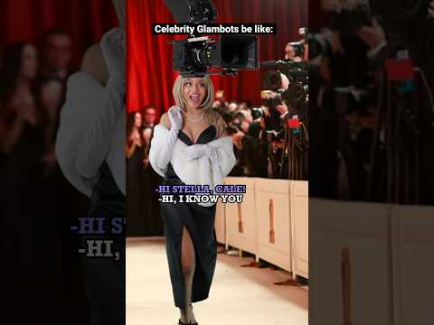 Celebrity Glambots be like ft. Stella Marie 🤪 #parody #celebrity #glambot
