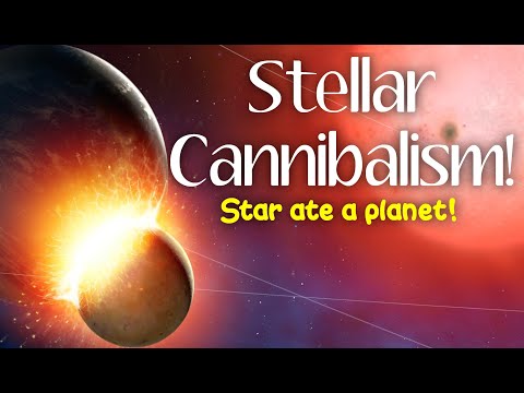Stellar Cannibalism: Witnessing a Star Devouring a Planet for the First Time! #AstronomyNews