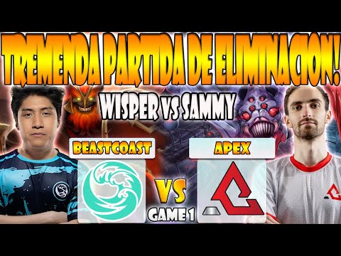 BEASTCOAST VS APEX GENESIS BO3[GAME 1]ELIMINACION-WISPER, LUMPY VS SAMMYBOY - PGL WALLACHIA SEASON 2