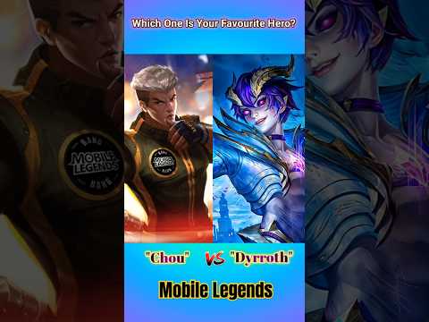 Dyrroth VS Chou | Mobile Legends Counter Hero | MLBB Best Heroes #mlbb #shorts #mobilelegends #chou