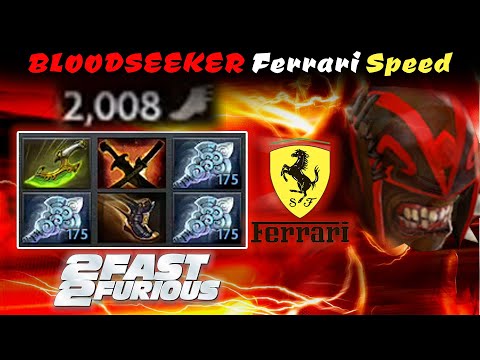 Dota 2 7.29d bloodseeker NEW META Ferrari speed bloodseeker by GOODWIN !!! DOTA 2 FUN PLAY!