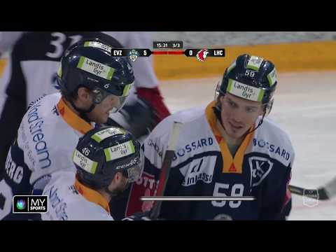 EV Zoug - Lausanne HC 5-0 (2-0; 2-0; 1-0)