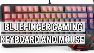BLUEFINGER K98 GAMING KEYBOARD AND MOUSE