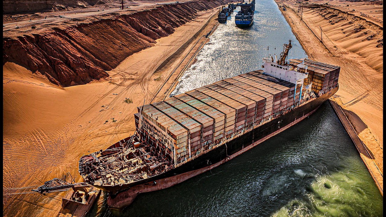 CANAL DE SUEZ: O MEGAPROJETO ENTRE MEDITERRÂNEO E ÁSIA QUE TRANSFORMOU O COMÉRCIO GLOBAL