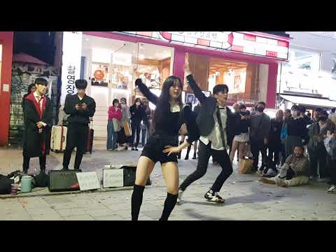 20221027 홍대 전 엠와이엠(MYM) 멤버 (Yu Kagawa 카가와 유-신화-효진-찬욱) 버스킹 16 - WANNABE (Inst.) _ ITZY