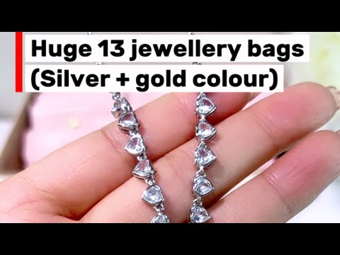 Riesiges Unboxing von 13 Überraschungs-Schmuckbeuteln für Kiera @Dan aus Nottingham, Großbritanni...