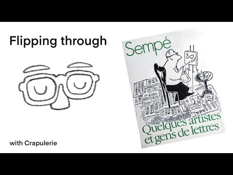 « Some artists and intellectuals » by Sempé - Insposesh with Crapulerie #4