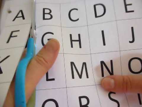Alphabet, remettre les lettres en CAPITALES dans l'ordre. CAPITALES