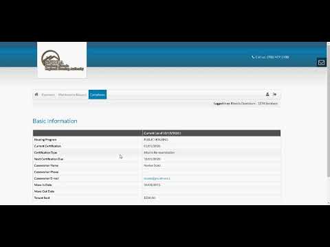 Snrha Rentcafe Basic Information Training Video