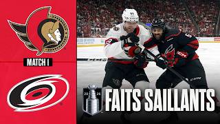 Sénateurs vs Hurricanes, match no 1 | 18/04/26 | Faits saillants
