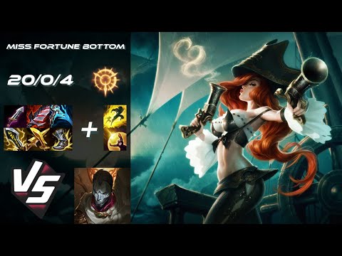 BOTTOM Miss Fortune vs Jhin - EU Grandmaster Patch 14.15
