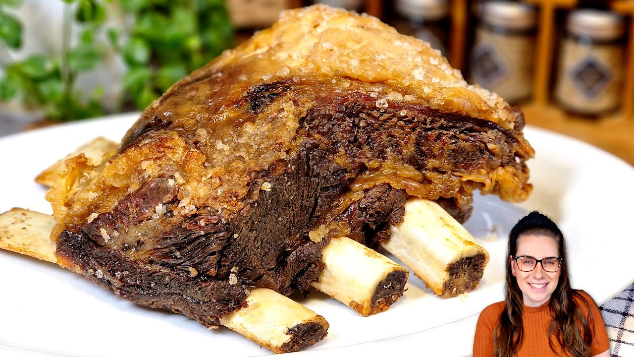 Costela assada no forno 2 ingredientes, sai desmanchando super macia!