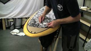 Stand Up Paddle Board Instruction: Lesson 13 - Glue on Pad
