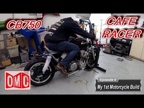 My 1st Motorcycle Build (E6) - Honda CB750 Cafe Racer (clip-ons, rear sets)