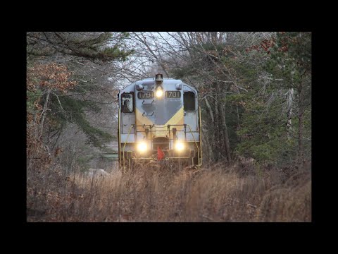 First Train in 4 years - BCLR Millis Line - 1/6/2022