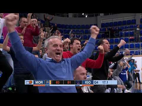 Strahinja Mićović knocks down the GAME-WINNER! (Mornar - Igokea, 13.11.2017)