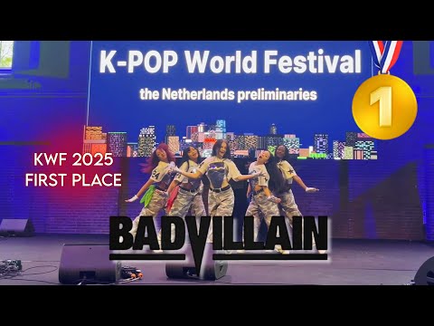 [1ST PLACE] Kpop World Festival preliminaries 2025 The Netherlands | BADVILLAIN - ZOOM by ABM Crew