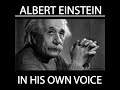 Albert Einstein In His Own Voice By Albert Einstein