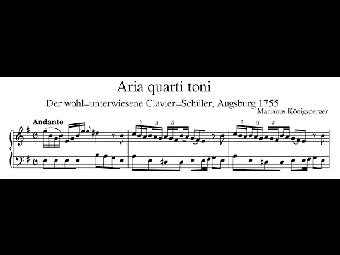 Marianus Königsperger – Aria quarti toni