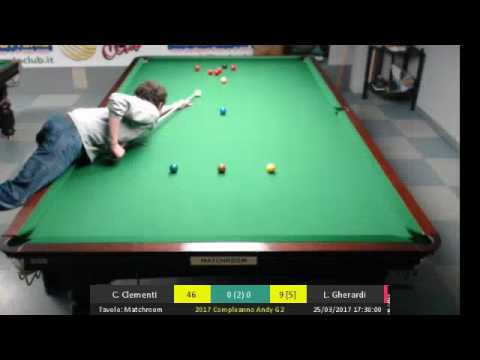 Torneo Compleanno Andy G2 - Clementi vs Gherardi - 2017/03