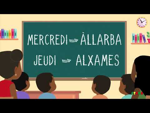 Atama tuut tank- Ginte walima - comptine sénégalaise - apprendre les jours de la semaine en wolof