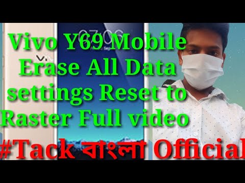 Vivo Y69 Mobile Erase All Data settings Backup Reset to Raster settings Full video 📱 📱