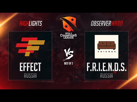 Effect vs F.R.I.E.N.D.S. | D2CL Season 10 | 18.02.2017 | RU Highlights