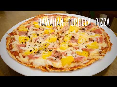 Hawaiian Tortilla Pizza