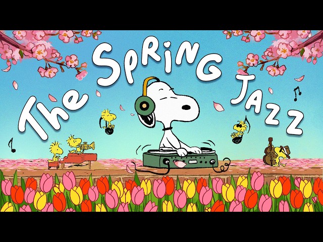 Feel Good Spring Jazz with Snoopy 🌸🎸🎼 | Upbeat Jazz Playlist to Start your Morning SDDEFAULT Thumbnail