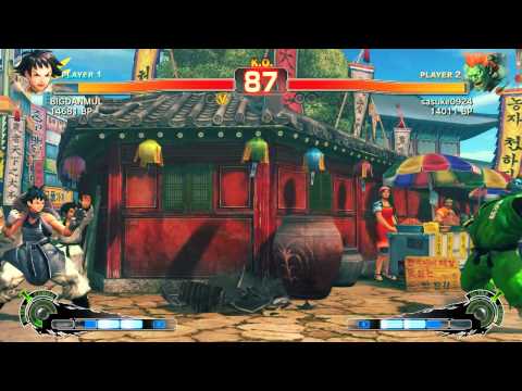 SSF4 Ranked Asia: BIGDANMUL (Makoto) VS sasuke0924 (Blanka)