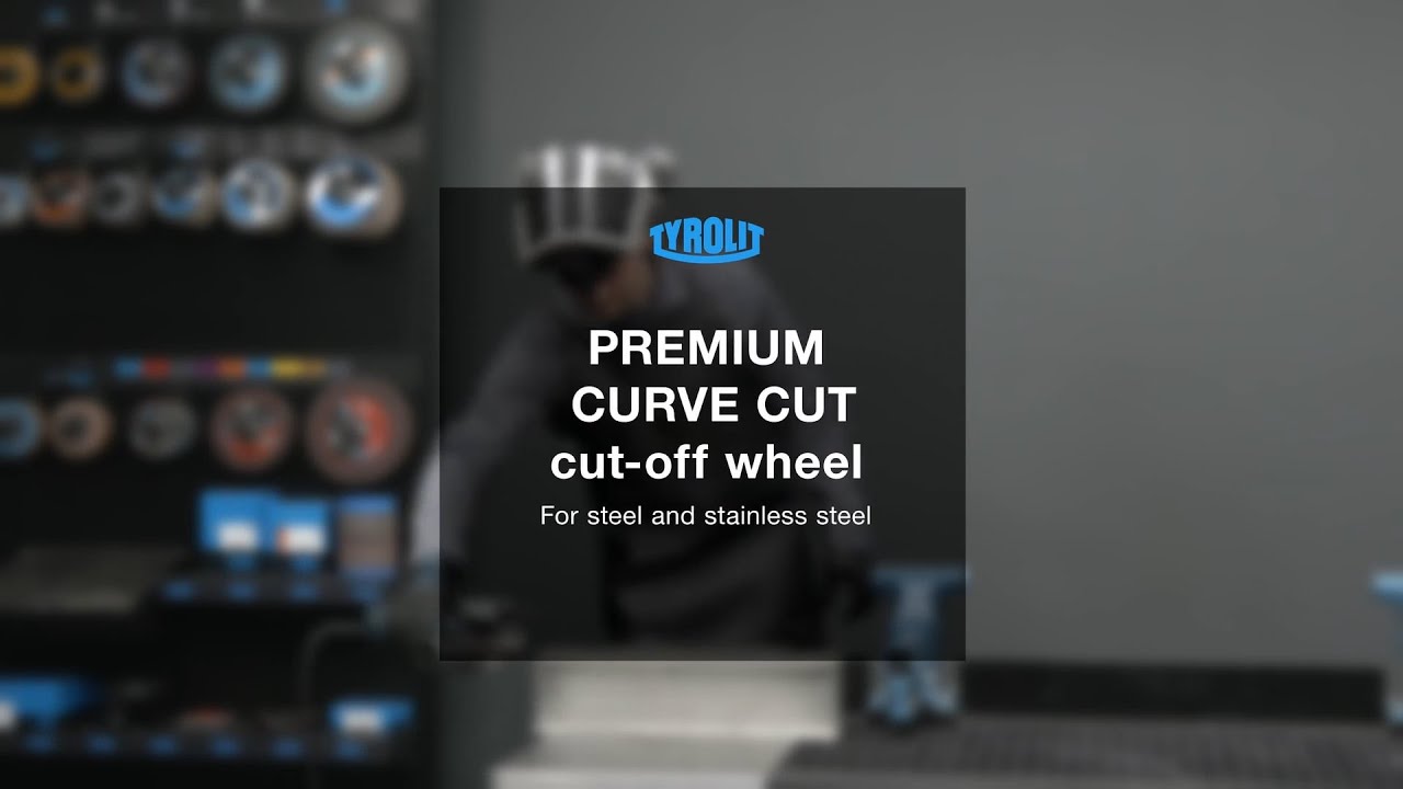CURVE CUT cut-off wheels for cutting curves on steel and stainless steel