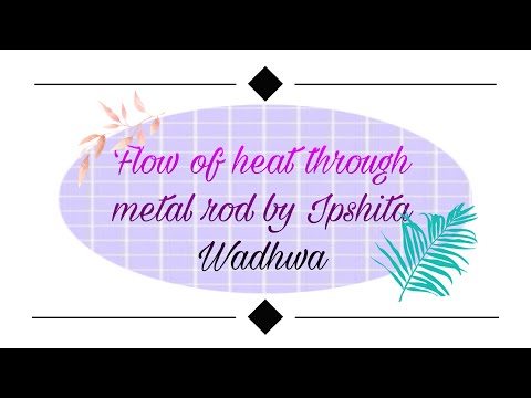 Flow of heat through metal rod | Ipshita's Home Lab