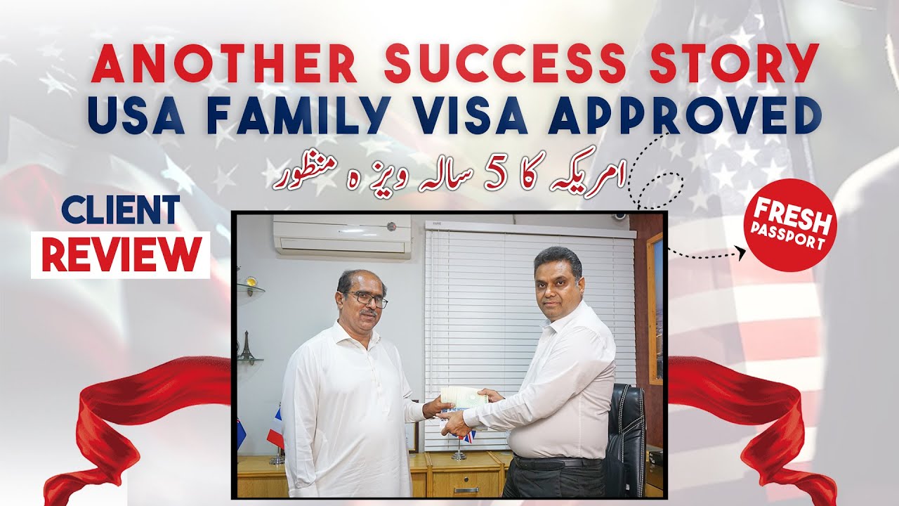 Congratulations to Riaz Hussain for securing their USA visa | M.A Sharyar | Gulf Star Services