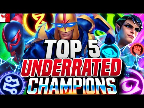 TOP 5 UNDERRATED CHAMPIONS in Every Class! | Marvel Contest of Champions 🔥