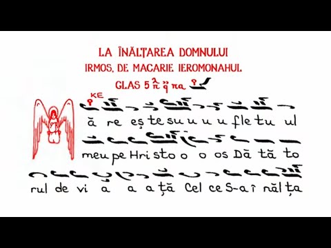 Axion la Inaltarea Domnului, glas 5, de Macarie Ieromonahul